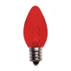 Sale Decorator's Warehouse C7 Wonderful LED SMD Bulbs (25 Bulbs/bag) - Faceted, Red
