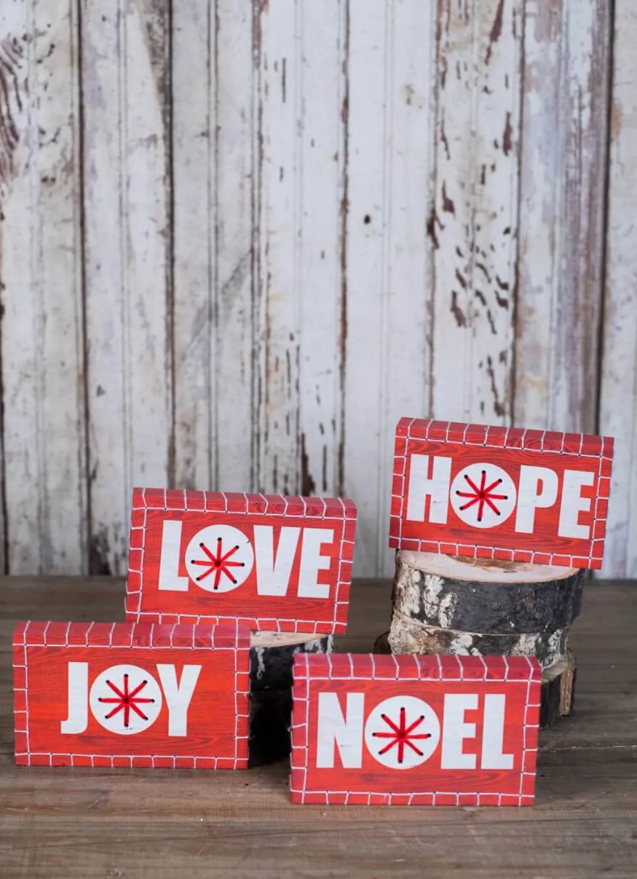 Clearance Decorator's Warehouse Christmas Words Block