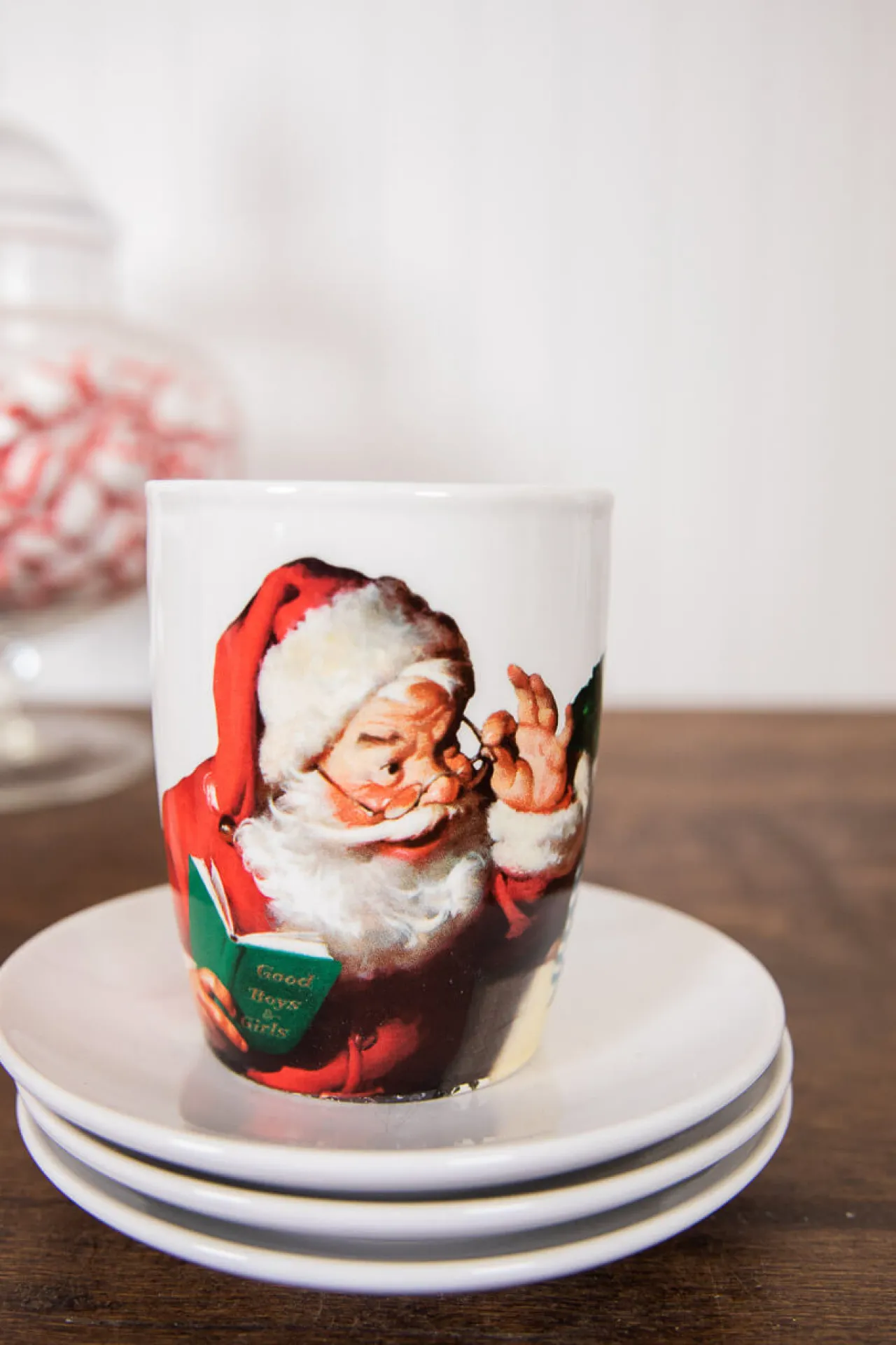 Clearance Decorator's Warehouse Dolomite Coca-Cola Santa Mug