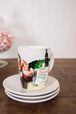 Clearance Decorator's Warehouse Dolomite Coca-Cola Santa Mug