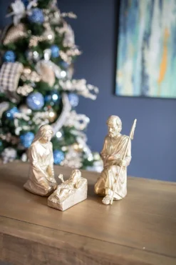 Online Decorator's Warehouse Elegant Nativity Set - 3 Pieces