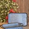 Discount Decorator's Warehouse Galvanized Metal Trays - Set Of 2