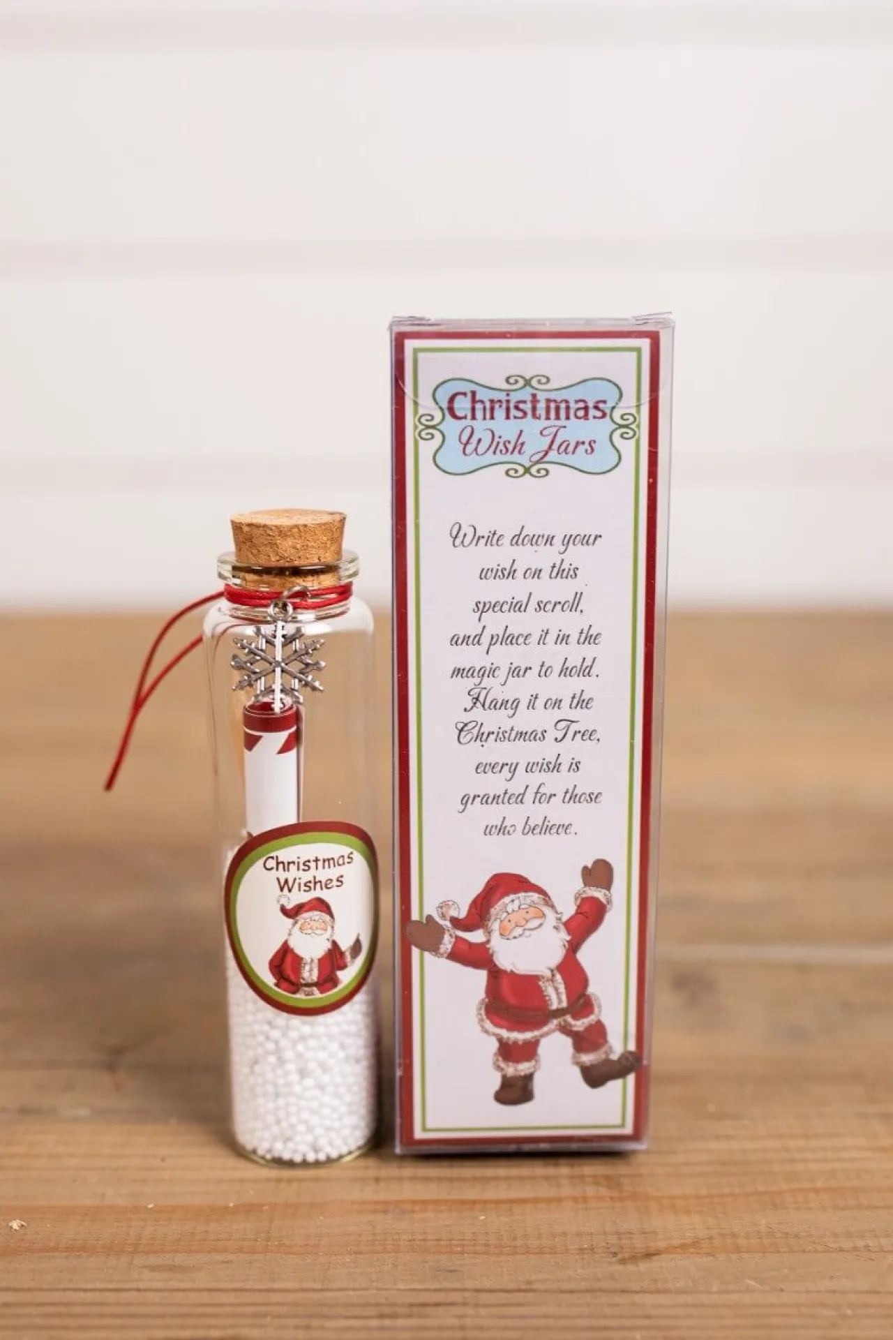 Sale Decorator's Warehouse Glass Christmas Wish Jars