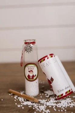 Sale Decorator's Warehouse Glass Christmas Wish Jars
