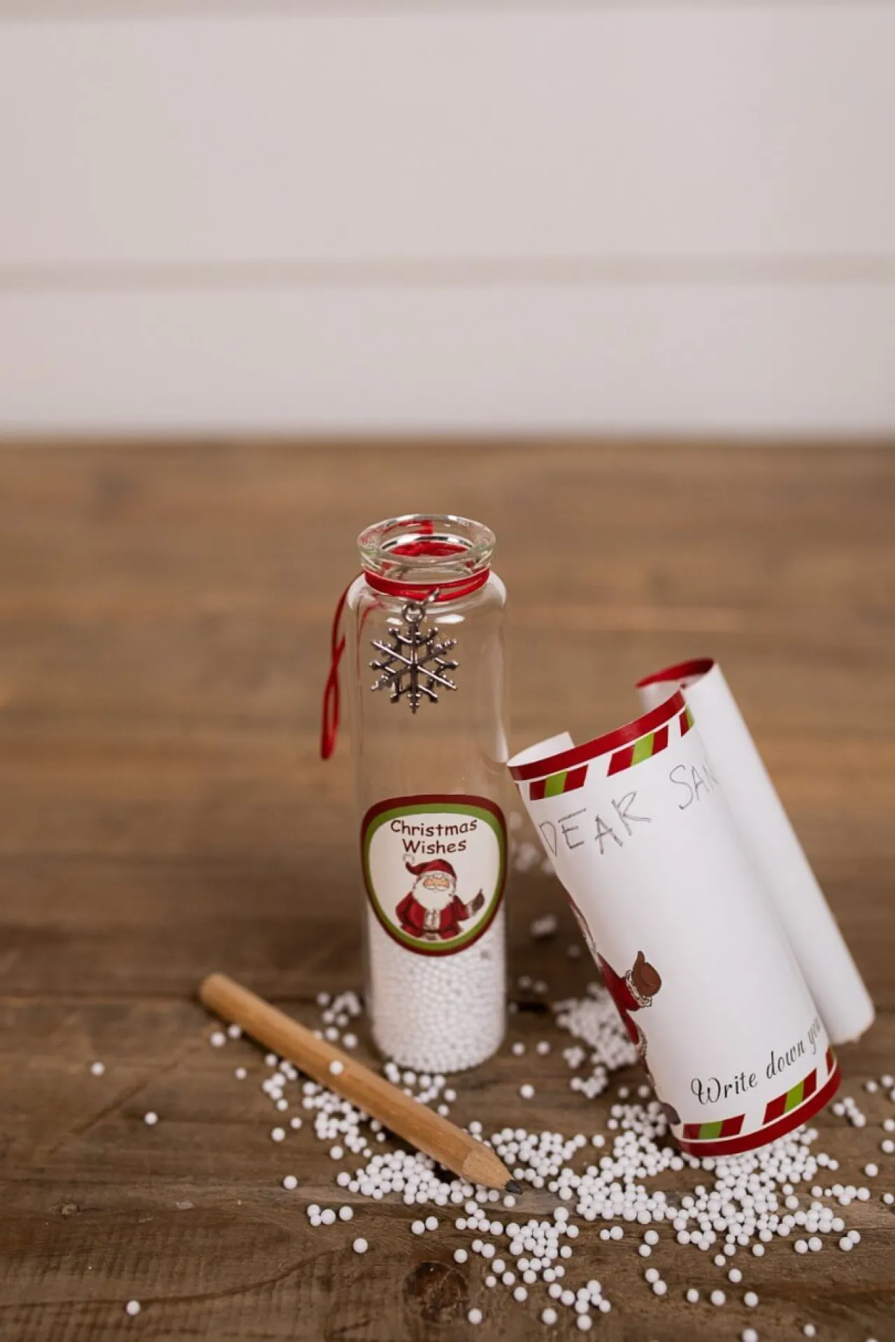 Sale Decorator's Warehouse Glass Christmas Wish Jars