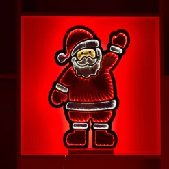 Clearance Decorator's Warehouse 22.5"H Santa Infinity Light