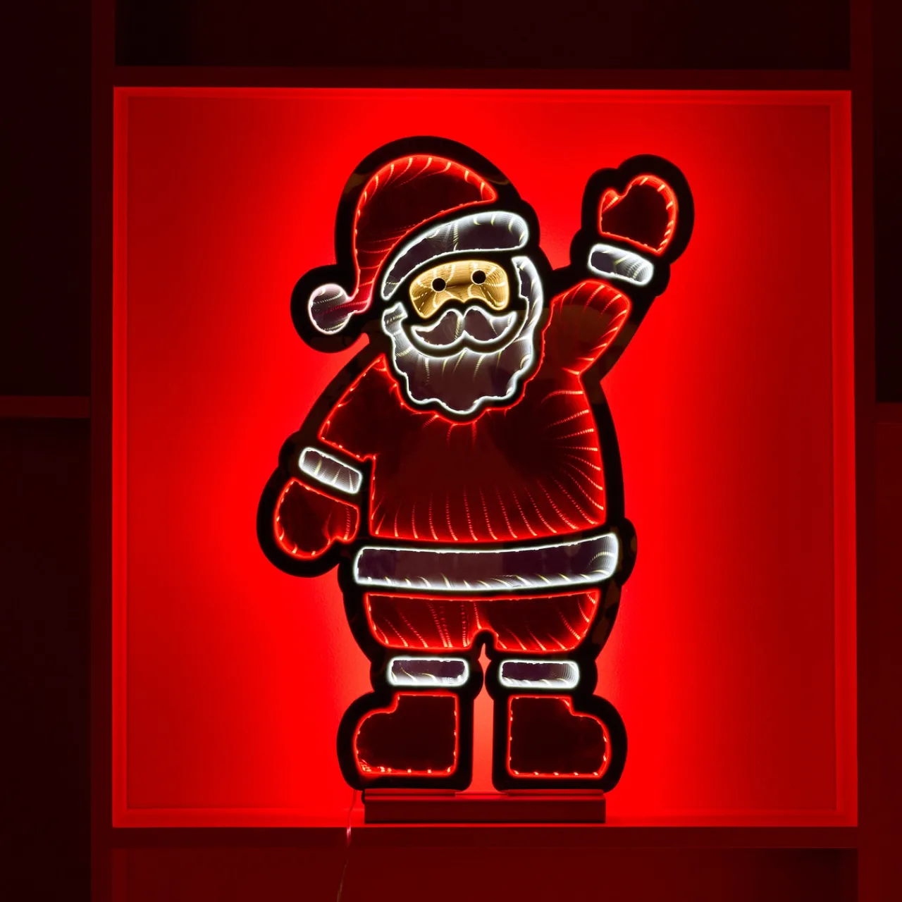 Clearance Decorator's Warehouse 22.5"H Santa Infinity Light