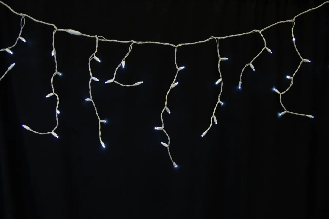 Hot Decorator's Warehouse Icicle Warm White - 5mm 70L 7.5'