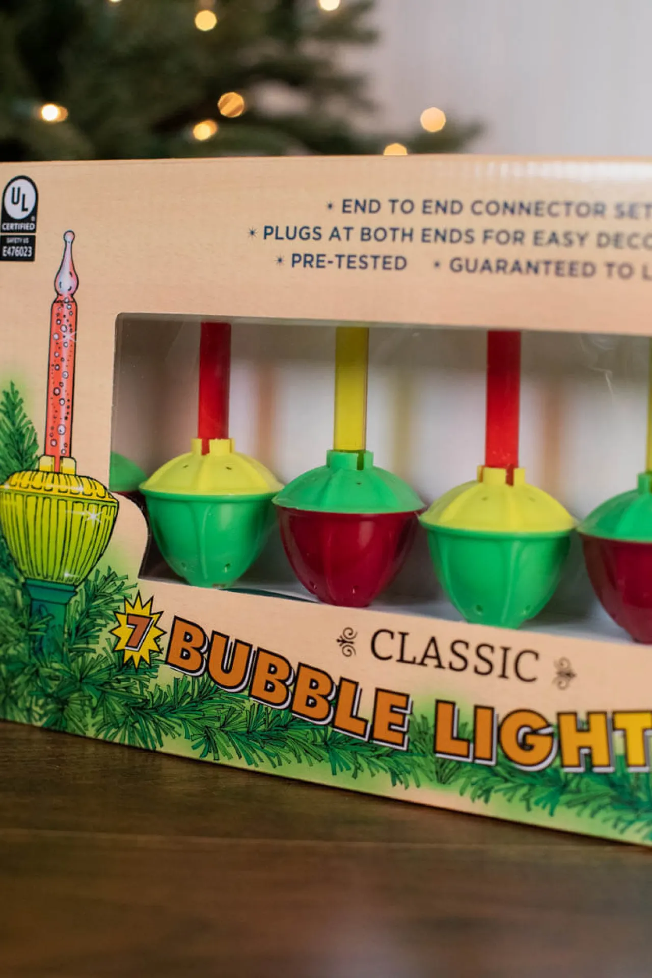 Online Decorator's Warehouse Kurt S. Adler Classic 7 Bubble Light Set