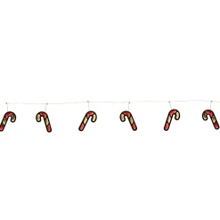 Hot Decorator's Warehouse 68"L Infinity Light Candy Cane Garland