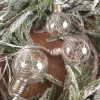 Decorator's Warehouse LED String Lights With Clear Balls - 3" Orbs