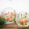 Discount Decorator's Warehouse Lighted Glass Disc - Set Of 2