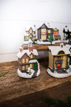 Online Decorator's Warehouse Lighted Holiday House With Battery Powered LEDs