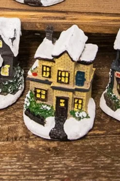 Online Decorator's Warehouse Lighted Holiday House With Battery Powered LEDs
