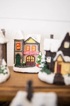 Online Decorator's Warehouse Lighted Holiday House With Battery Powered LEDs