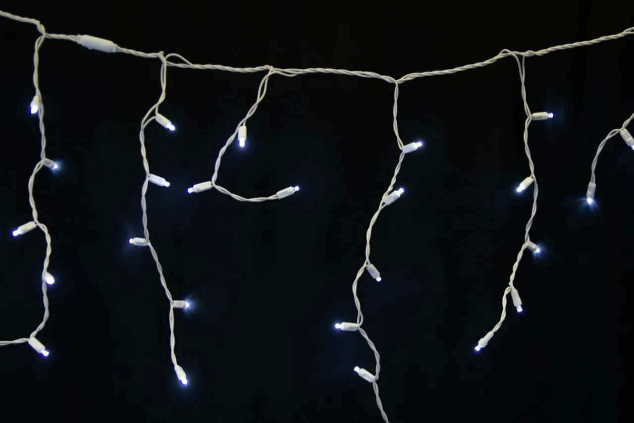 New Decorator's Warehouse 5MM Icicle Lights - Blue