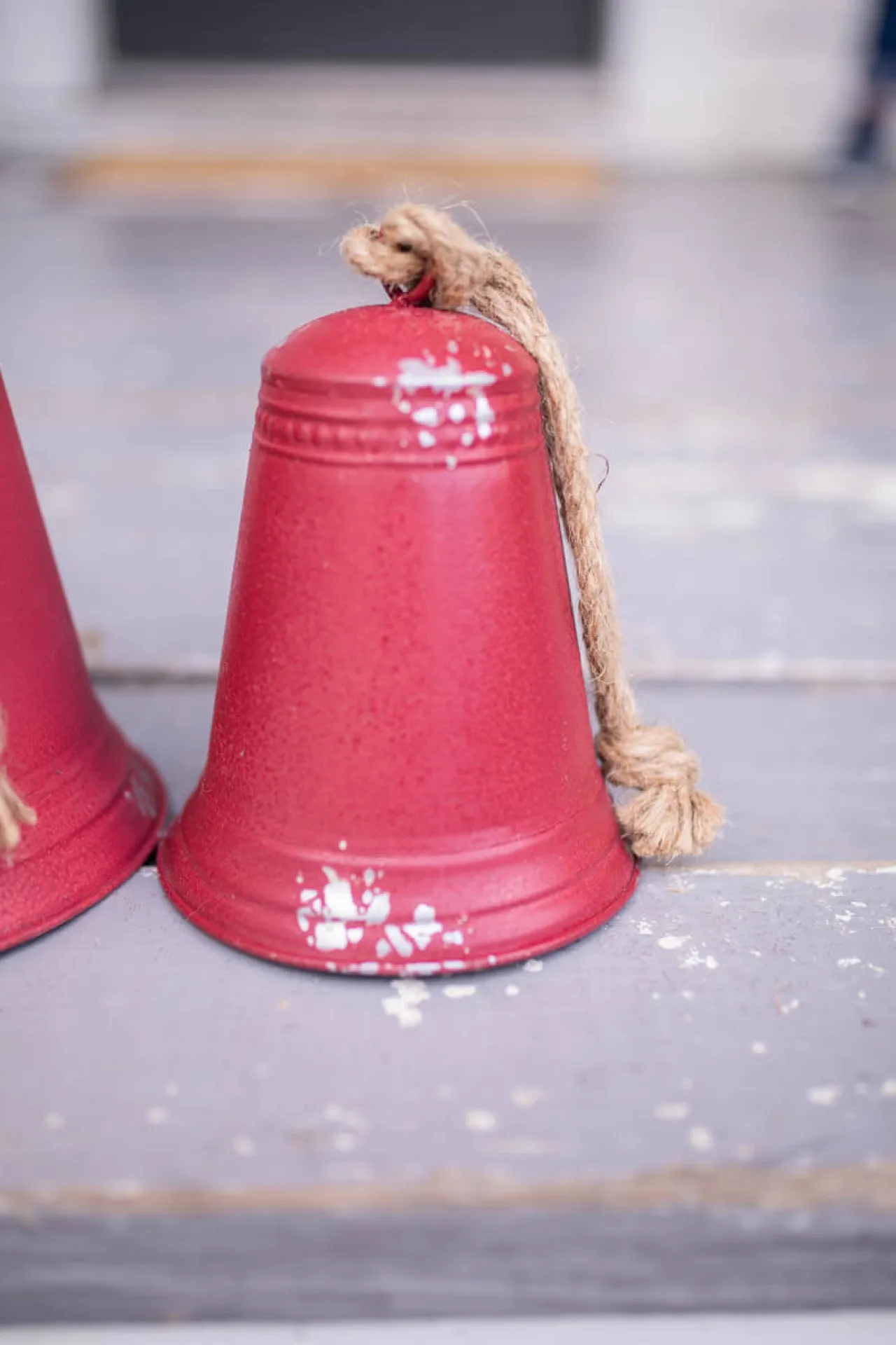Best Decorator's Warehouse Red Tin Bells - Set Of 3
