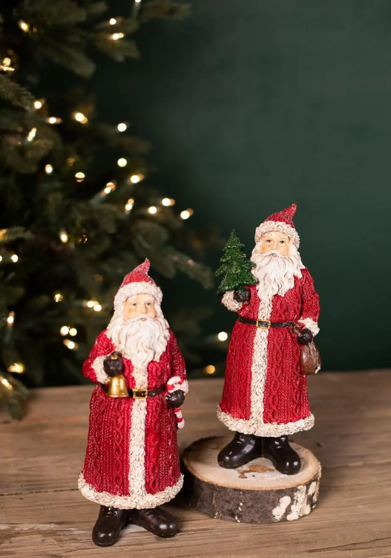 Discount Decorator's Warehouse Resin Nostalgia Santa Figurine