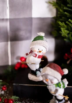 Decorator's Warehouse Resin Skiing Snowman